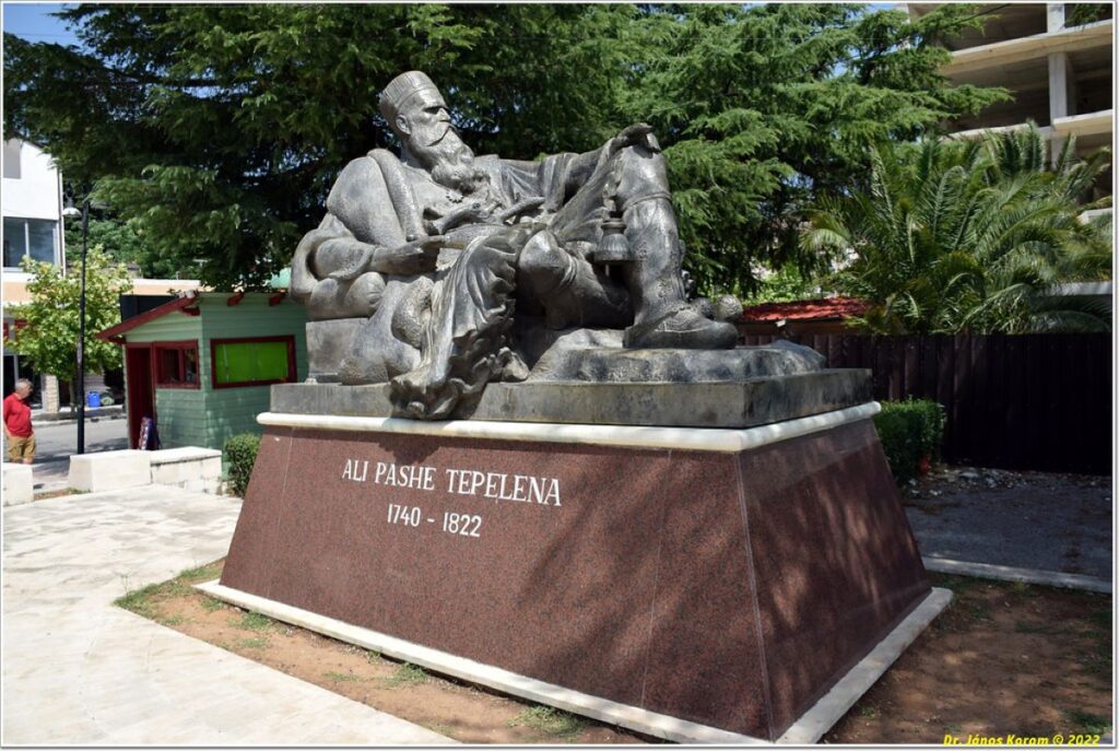 Statue of Ali Pasha Tepelena in Albania, commemorating his legacy