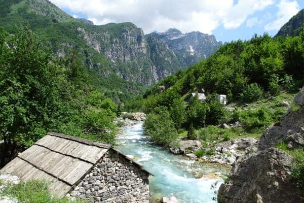 Scenic view of Albania